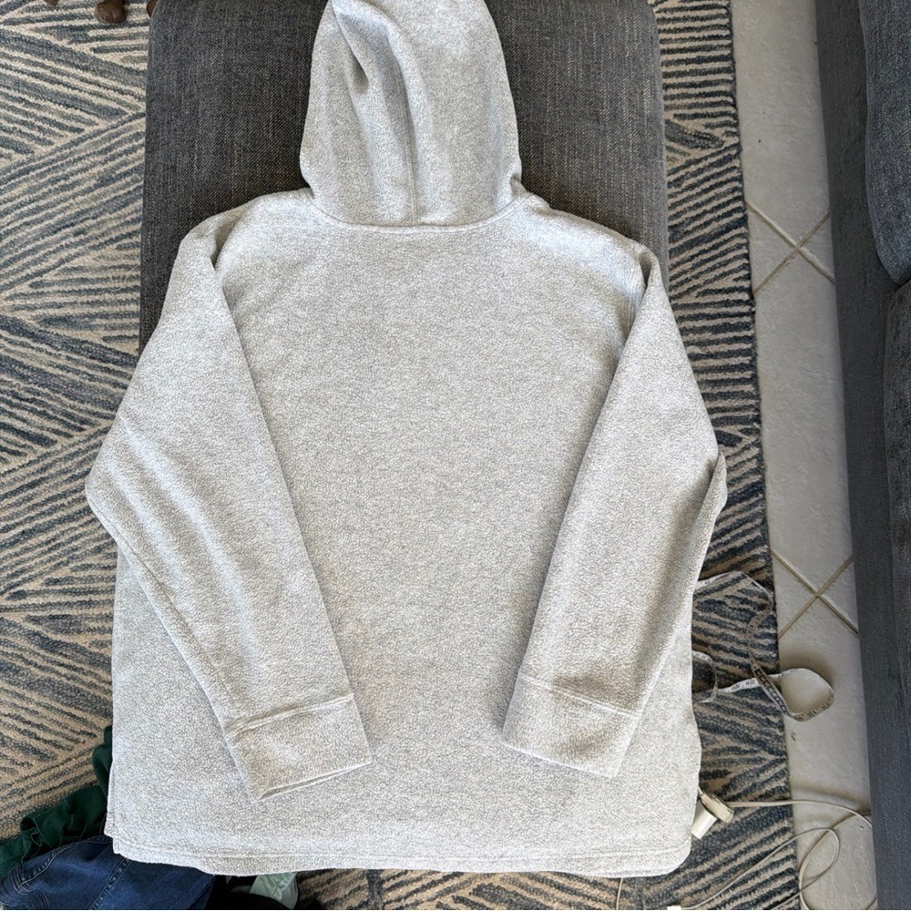 Disney‎ Hoodie 22/24W Gray Mickey Mouse Fleece Quarter Zip Pullover Disneycore - Picture 3 of 6